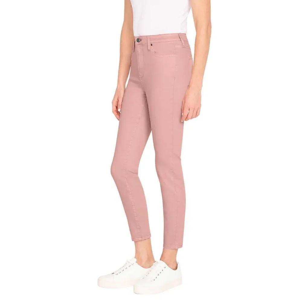BUFFALO D B Women’s High Rise Soft Stretch Ankle Skinny Jeans, Havana in Pink: S - Picture 3 of 5